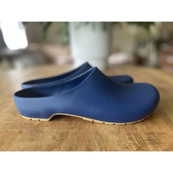 Sloggers Navy Blue Rubber Garden Clogs Women’s Size 9 Made in USA - Picture 3 of 8
